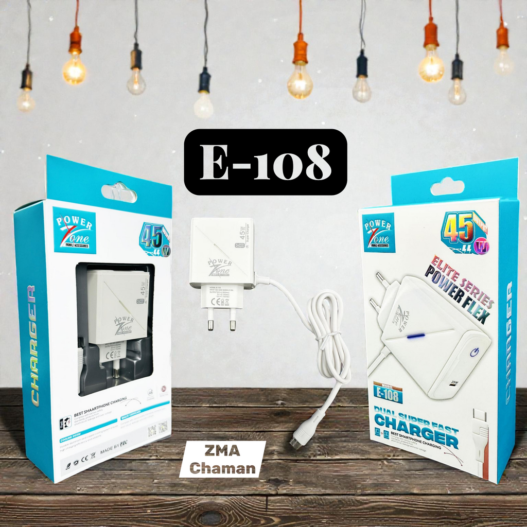 45W Dual Super Fast Charger (Class Match for Power One E-108)