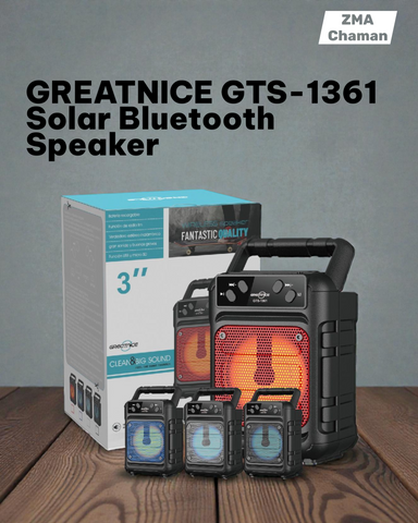 GREATNICE GTS-1361 Solar Bluetooth Speaker