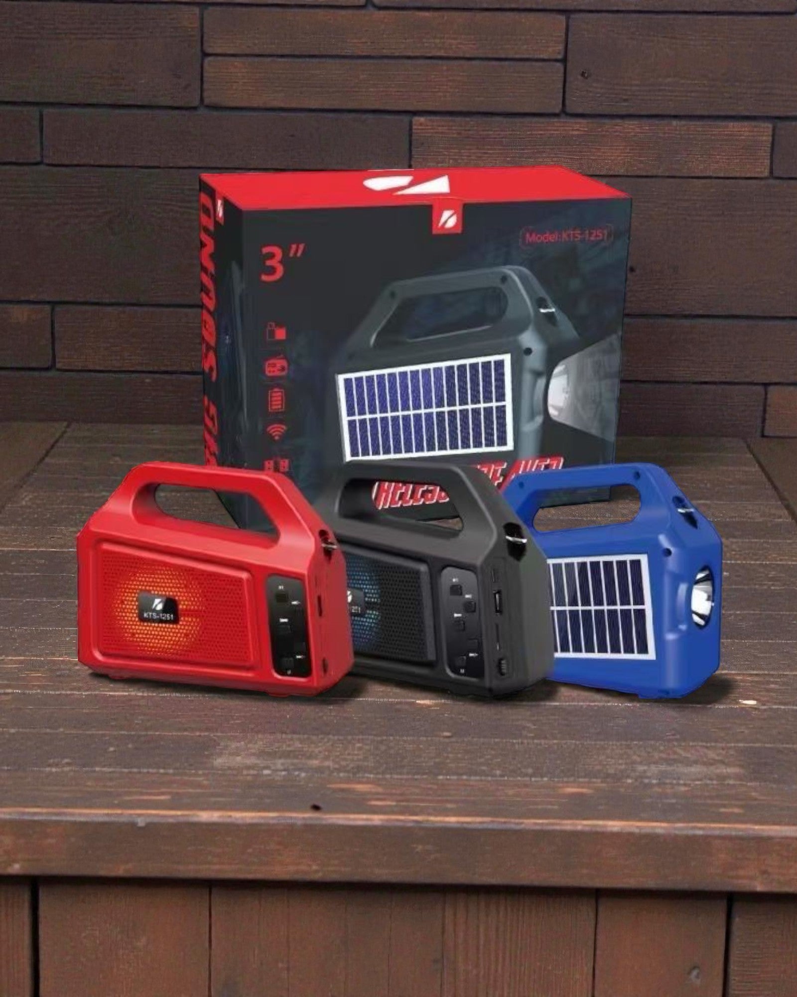 KTS-1251 Solar Bluetooth Speaker