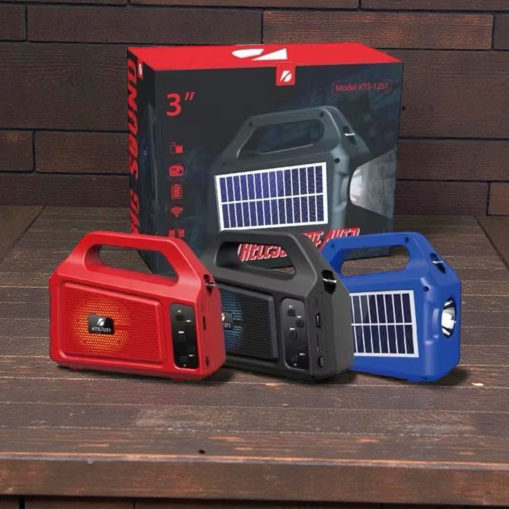 KTS-1251 Solar Bluetooth Speaker