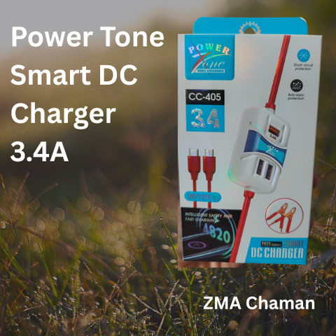 Power Tone Smart DC Charger 3.4A