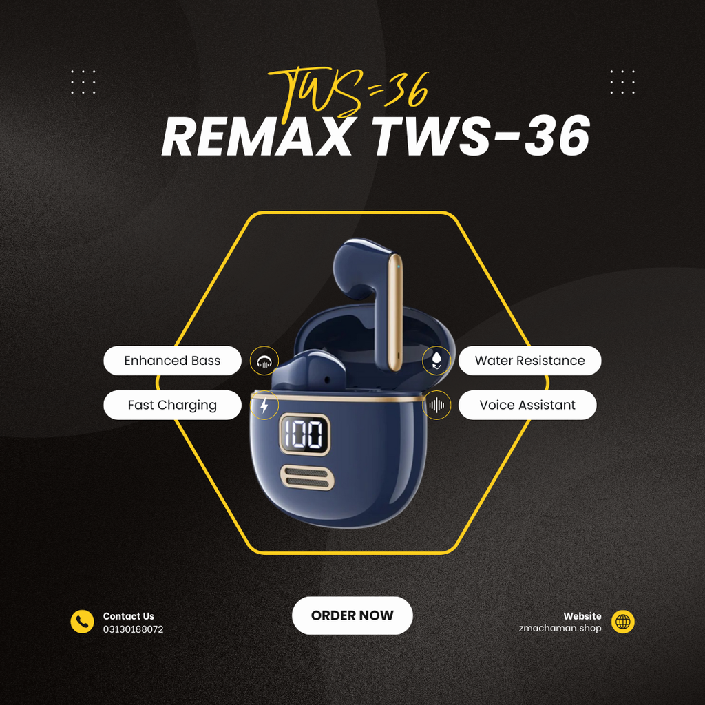 Remax TWS-36 True Wireless Earbuds