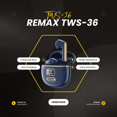 Remax TWS-36 True Wireless Earbuds