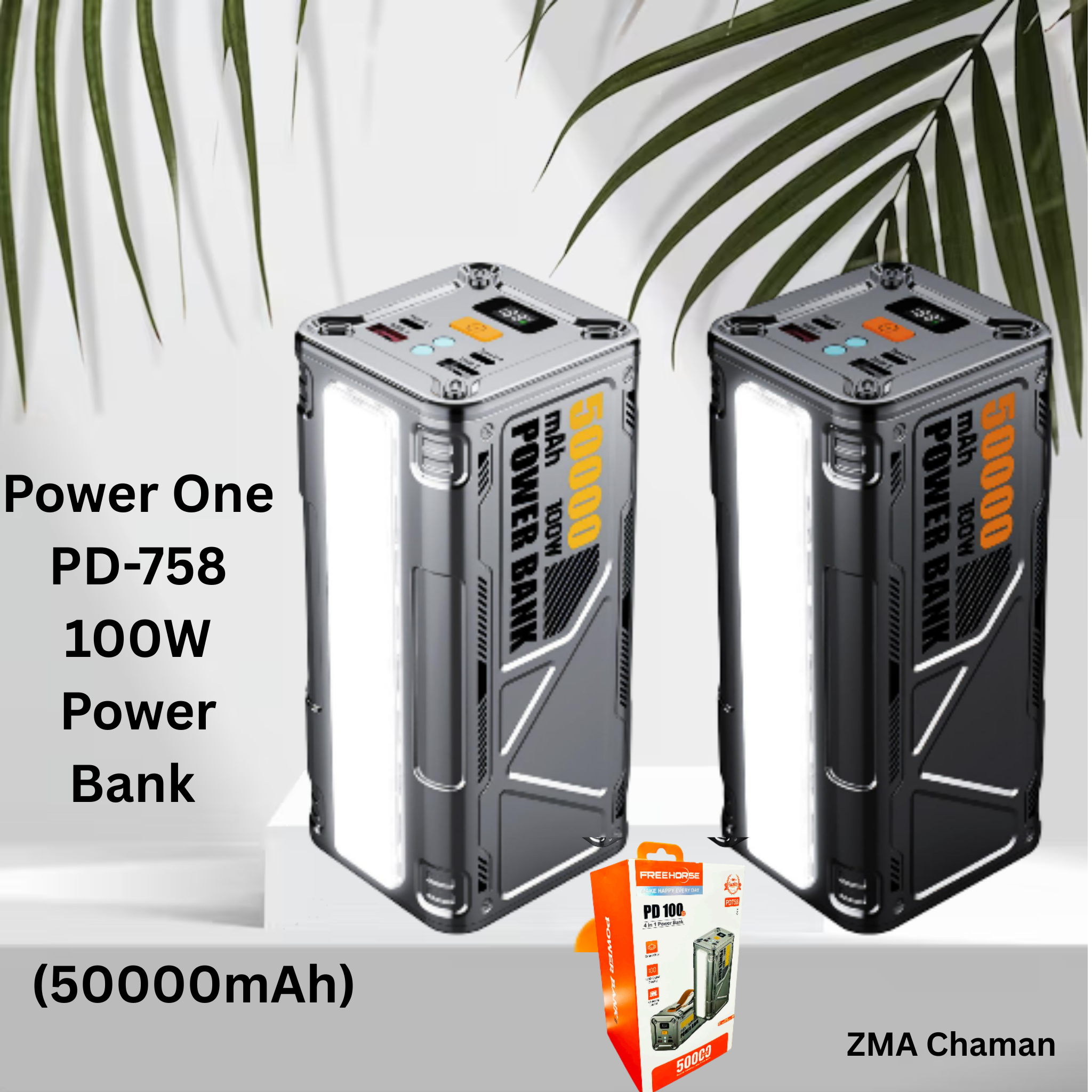 Power One PD-758 100W Power Bank (50000mAh)