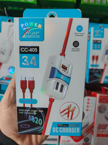 Power Tone Smart DC Charger 3.4A